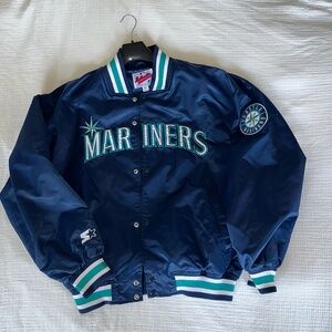 Vintage 90s Seattle Mariners Starter Jacket XL Diamond Collection